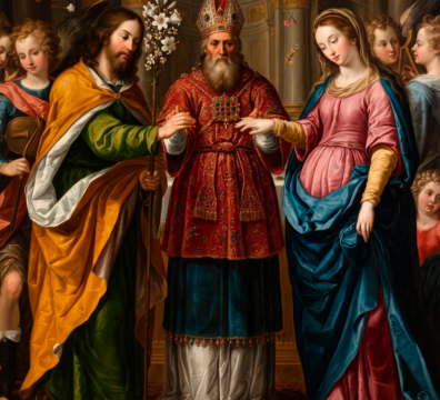 Deus, romântico como É, fez o mês de Maria começar com São José